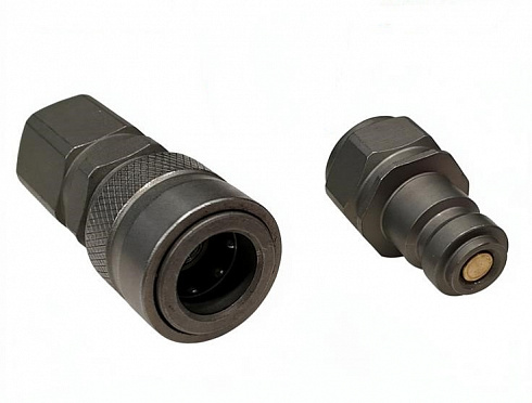 Быстроразъёмное соединение гидравлическое; 2000 бар; 1/4” BSP; ниппель - розетка, внутрення резьба C-204