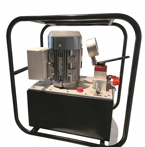 HРЕ-12540VЕ32S380 Насосная станция с электроприводом 7/70МПа, 9,3/2,2л/мин, электомагнитный распределитель, бак 40л, 3кВт, 380В, 66кг