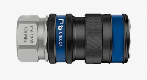 Быстроразъёмное соединение гидравлическое; 1500 бар; 1/4” BSP; розетка, внутрення резьба C116 1202