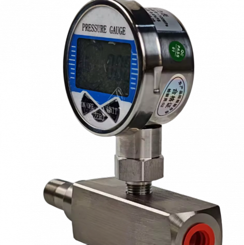 Манометр гидравлический цифровой с адаптером 100Мпа, 60 мм, NPT1/4", GA100YD