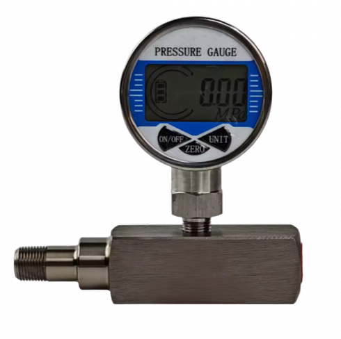 Манометр гидравлический цифровой с адаптером 100Мпа, 60 мм, NPT1/4", GA100YD