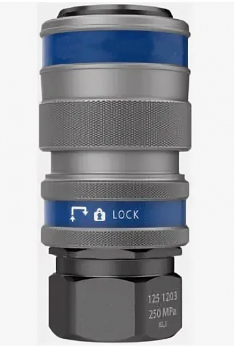 Быстроразъёмное соединение гидравлическое; 2500 бар; 1/4” BSP; розетка, внутрення резьба C125 1203