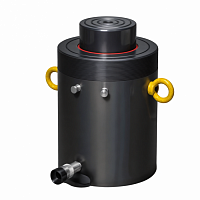 HCG-50010 Гидравлический домкрат одностороннего действия усилие 500т, ход штока 250мм, 479кг
