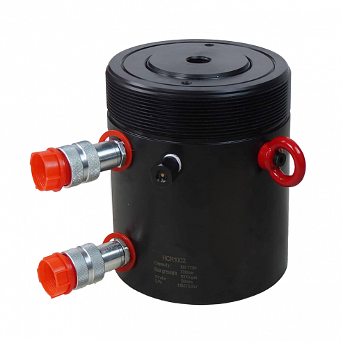 HCR-3002 Гидравлический домкрат двустороннего действия с покрытием QPQ 300т-50мм