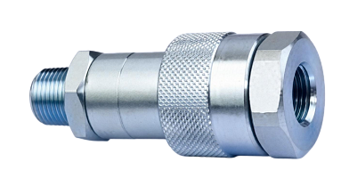 БРС KZE-B-03-NPT 3/8-B; 700 бар; 3/8” NPT; комплект ниппель - розетка