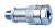 БРС KZE-B-03-NPT 3/8-B; 700 бар; 3/8” NPT; комплект ниппель - розетка